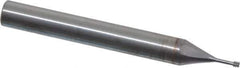 Vargus - #2-56, #3-56 Thread, 1/4" Shank Diam, Bright Coating, Solid Carbide Straight Flute Thread Mill - 3 Flutes, 2.244" OAL, #2 Min Noml Diameter - Eagle Tool & Supply