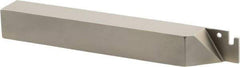 Iscar - External Thread, 0.69" Max Depth of Cut, 0.071" Min Groove Width, 4-1/2" OAL, Right Hand Indexable Grooving Cutoff Toolholder - 3/4" Shank Height x 3/4" Shank Width, TAG Insert Style, TGT Toolholder Style, Series Tang-GripIQ - Eagle Tool & Supply