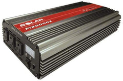 Value Collection - 3 Connection, 12 VDC Input, 110 VAC Output, 4,000 Peak Wattage, Power Inverter - 2,000 Watt Continuous Output Power - Eagle Tool & Supply