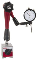 SPI - 0.001" Graduation, 0-100 Dial Reading, Dial Indicator & Base Kit - 2-1/4" Base Length x 2" Base Width x 2-1/8" Base Height, 2" Dial Diam - Eagle Tool & Supply