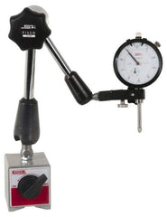 SPI - 0.001" Graduation, 0-100 Dial Reading, Dial Indicator & Base Kit - 2-1/4" Base Length x 2" Base Width x 2-1/8" Base Height, 2" Dial Diam - Eagle Tool & Supply