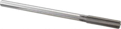 Made in USA - 0.509" High Speed Steel 6 Flute Chucking Reamer - Straight Flute, 0.4355" Straight Shank, 2" Flute Length, 8" OAL - Eagle Tool & Supply