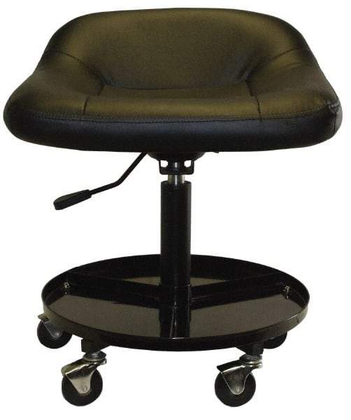 Sunex Tools - 320 Lb Capacity, 5 Wheel Adjustable Creeper Seat - Steel, 17.95" High - Eagle Tool & Supply