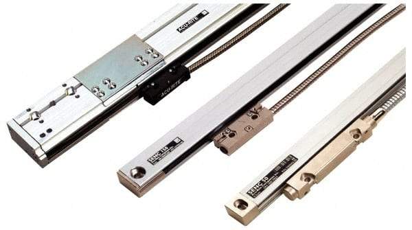 Acu-Rite - 20" Max Measuring Range, 5 µm Resolution, 26-3/8" Scale Length, Glass DRO Linear Scale - 3 & 5 µm Accuracy, IP53, IP64, 32.81' Cable Length, 0 to 50°C, Series SENC 150 - Eagle Tool & Supply