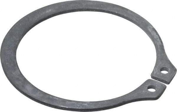 Value Collection - 1.232" Groove Diam, 1-5/16" Shaft Diam, Phosphate Spring Steel, Snap External Retaining Rings - 0.056" Groove Width, 0.05" Ring Thickness - Eagle Tool & Supply
