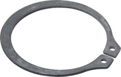 Value Collection - 1.232" Groove Diam, 1-5/16" Shaft Diam, Phosphate Spring Steel, Snap External Retaining Rings - 0.056" Groove Width, 0.05" Ring Thickness - Eagle Tool & Supply