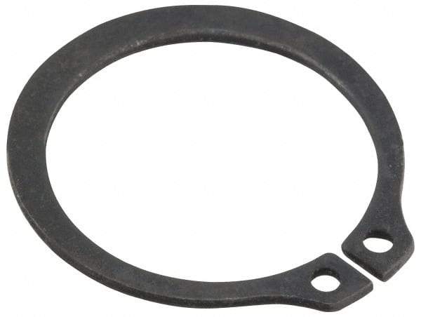 Value Collection - 0.882" Groove Diam, 15/16" Shaft Diam, Phosphate Spring Steel, Snap External Retaining Rings - 0.046" Groove Width, 0.042" Ring Thickness - Eagle Tool & Supply