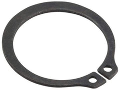 Value Collection - 0.443" Groove Diam, 15/32" Shaft Diam, Phosphate Spring Steel, Snap External Retaining Rings - 0.029" Groove Width, 0.025" Ring Thickness - Eagle Tool & Supply