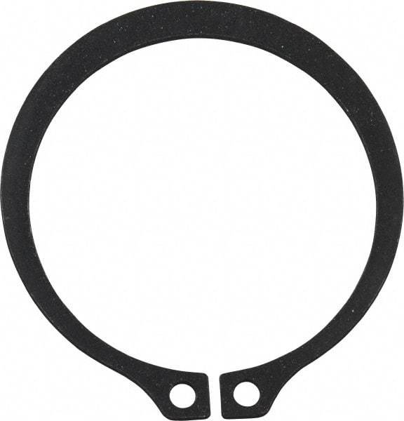 Value Collection - 1.769" Groove Diam, 1-7/8" Shaft Diam, Phosphate Spring Steel, Snap External Retaining Rings - 0.068" Groove Width, 0.062" Ring Thickness - Eagle Tool & Supply
