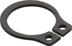 Value Collection - 0.29" Groove Diam, 5/16" Shaft Diam, Phosphate Spring Steel, Snap External Retaining Rings - 0.029" Groove Width, 0.025" Ring Thickness - Eagle Tool & Supply