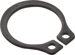 Value Collection - 0.352" Groove Diam, 3/8" Shaft Diam, Phosphate Spring Steel, Snap External Retaining Rings - 0.029" Groove Width, 0.025" Ring Thickness - Eagle Tool & Supply