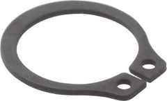 Value Collection - 0.382" Groove Diam, 13/32" Shaft Diam, Phosphate Spring Steel, Snap External Retaining Rings - 0.029" Groove Width, 0.025" Ring Thickness - Eagle Tool & Supply