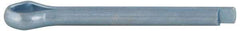 Value Collection - 3/16" Diam x 2" Long Extended Prong Cotter Pin - Grade 2, Zinc-Plated, Steel - Eagle Tool & Supply