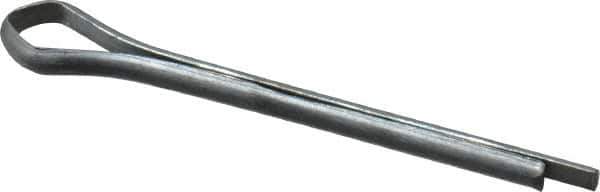 Value Collection - 1/16" Diam x 3/4" Long Extended Prong Cotter Pin - Grade 2, Zinc-Plated, Steel - Eagle Tool & Supply