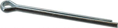 Value Collection - 3/16" Diam x 2-1/2" Long Extended Prong Cotter Pin - Grade 2, Zinc-Plated, Steel - Eagle Tool & Supply