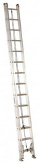 Louisville - 28' High, Type IA Rating, Aluminum Industrial Extension Ladder - Eagle Tool & Supply