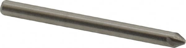 Hertel - 1/8" Head Diam, 1/8" Shank Diam, 4 Flute 60° Solid Carbide Countersink - Eagle Tool & Supply