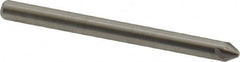 Hertel - 1/8" Head Diam, 1/8" Shank Diam, 4 Flute 60° Solid Carbide Countersink - Eagle Tool & Supply