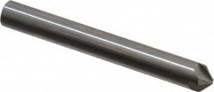 Hertel - 1/4" Head Diam, 1/4" Shank Diam, 4 Flute 100° Solid Carbide Countersink - Eagle Tool & Supply