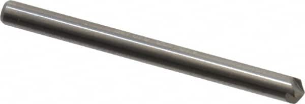 Hertel - 1/8" Head Diam, 1/8" Shank Diam, 4 Flute 120° Solid Carbide Countersink - Eagle Tool & Supply