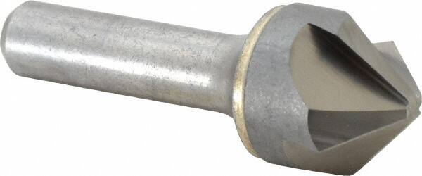 Hertel - 1" Head Diam, 1/2" Shank Diam, 4 Flute 90° Solid Carbide Countersink - Eagle Tool & Supply