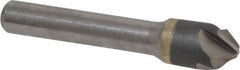 Hertel - 1/2" Head Diam, 3/8" Shank Diam, 4 Flute 90° Solid Carbide Countersink - Eagle Tool & Supply