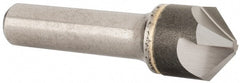 Hertel - 3/4" Head Diam, 1/2" Shank Diam, 4 Flute 100° Solid Carbide Countersink - Eagle Tool & Supply
