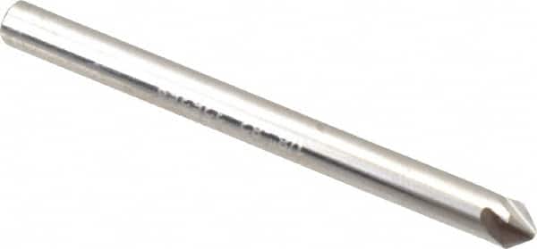 Hertel - 1/8" Head Diam, 1/8" Shank Diam, 4 Flute 82° Solid Carbide Countersink - Eagle Tool & Supply