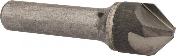 Hertel - 3/4" Head Diam, 1/2" Shank Diam, 4 Flute 90° Solid Carbide Countersink - Eagle Tool & Supply
