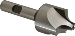 Hertel - 7/16" Radius, 1-1/4" Mill Diam, 3 Flute Cobalt Corner Rounding End Mill - Single End, Uncoated, 3-1/2" OAL, 1/2" Shank Diam - Eagle Tool & Supply