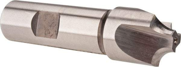 Hertel - 1/4" Radius, 7/8" Mill Diam, 3 Flute Cobalt Corner Rounding End Mill - Single End, Uncoated, 3-1/4" OAL, 3/4" Shank Diam - Eagle Tool & Supply
