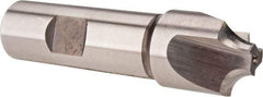 Hertel - 1/4" Radius, 7/8" Mill Diam, 3 Flute Cobalt Corner Rounding End Mill - Single End, Uncoated, 3-1/4" OAL, 3/4" Shank Diam - Eagle Tool & Supply
