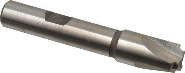 Hertel - 1/16" Radius, 7/16" Mill Diam, 3 Flute Cobalt Corner Rounding End Mill - Single End, Uncoated, 2-1/2" OAL, 3/8" Shank Diam - Eagle Tool & Supply