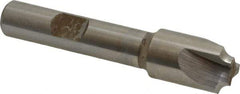 Hertel - 3/32" Radius, 1/2" Mill Diam, 3 Flute Cobalt Corner Rounding End Mill - Single End, Uncoated, 2-1/2" OAL, 3/8" Shank Diam - Eagle Tool & Supply