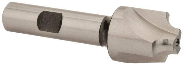 Hertel - 7/32" Radius, 7/8" Mill Diam, 3 Flute Cobalt Corner Rounding End Mill - Single End, Uncoated, 3" OAL, 1/2" Shank Diam - Eagle Tool & Supply