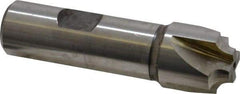 Hertel - 3/16" Radius, 7/8" Mill Diam, 4 Flute Cobalt Corner Rounding End Mill - Single End, Uncoated, 3-1/8" OAL, 3/4" Shank Diam - Eagle Tool & Supply