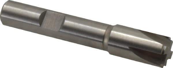 Hertel - 1/32" Radius, 7/16" Mill Diam, 4 Flute Cobalt Corner Rounding End Mill - Single End, Uncoated, 2-1/2" OAL, 3/8" Shank Diam - Eagle Tool & Supply
