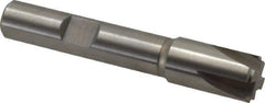 Hertel - 1/32" Radius, 7/16" Mill Diam, 4 Flute Cobalt Corner Rounding End Mill - Single End, Uncoated, 2-1/2" OAL, 3/8" Shank Diam - Eagle Tool & Supply