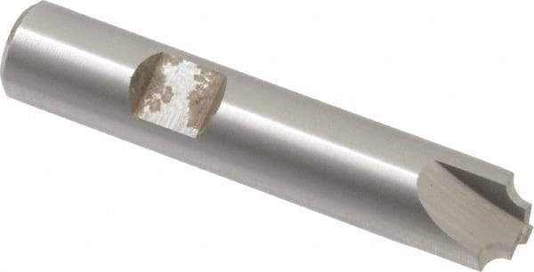 Hertel - 3/32" Radius, 1/2" Mill Diam, 3 Flute Cobalt Corner Rounding End Mill - Single End, Uncoated, 2-5/8" OAL, 1/2" Shank Diam - Eagle Tool & Supply