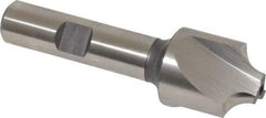 Hertel - 1/4" Radius, 7/8" Mill Diam, 3 Flute Cobalt Corner Rounding End Mill - Single End, Uncoated, 3" OAL, 1/2" Shank Diam - Eagle Tool & Supply