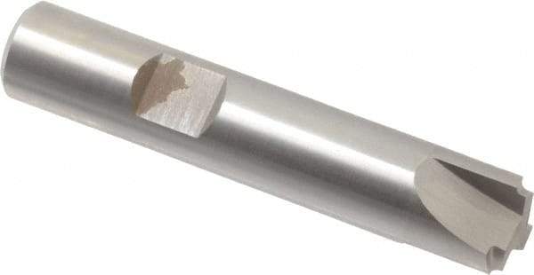 Hertel - 1/32" Radius, 1/2" Mill Diam, 3 Flute Cobalt Corner Rounding End Mill - Single End, Uncoated, 2-5/8" OAL, 1/2" Shank Diam - Eagle Tool & Supply
