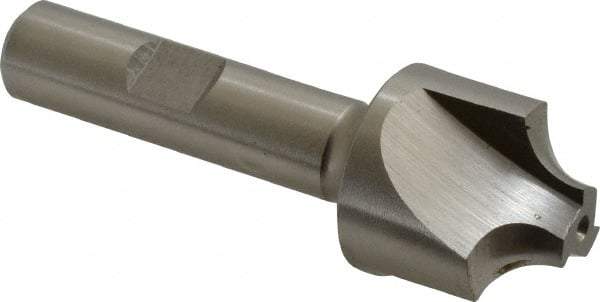 Hertel - 9/32" Radius, 1" Mill Diam, 3 Flute Cobalt Corner Rounding End Mill - Single End, Uncoated, 3" OAL, 1/2" Shank Diam - Eagle Tool & Supply