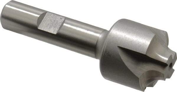 Hertel - 1/4" Radius, 1" Mill Diam, 4 Flute Cobalt Corner Rounding End Mill - Single End, Uncoated, 3" OAL, 1/2" Shank Diam - Eagle Tool & Supply