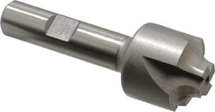 Hertel - 1/4" Radius, 1" Mill Diam, 4 Flute Cobalt Corner Rounding End Mill - Single End, Uncoated, 3" OAL, 1/2" Shank Diam - Eagle Tool & Supply