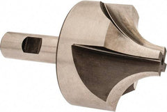 Hertel - 1" Radius, 2-3/4" Mill Diam, 4 Flute High Speed Steel Corner Rounding End Mill - Single End, Uncoated, 4-1/2" OAL, 3/4" Shank Diam - Eagle Tool & Supply