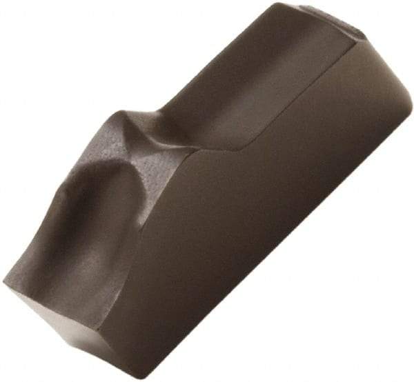 Seco - 150.1014 14 TGP35 Grade, 0.122" Cutting Width, Carbide Cutoff Insert - 6° Neutral Lead Angle, 0.008" Cnr Rad, TiCN/Al2O3 Coated, Single End - Eagle Tool & Supply