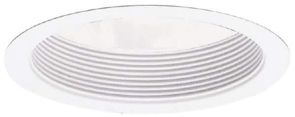 Cooper Lighting - 7-3/4 Inch Wide, Water Resistant, White Fixture Baffle Trim - H270ICAT, H270RICAT, H271ICAT, H271RICAT, H272ICAT, H272RICAT, H273ICAT1D and H273RICAT1D Recessed Housing, UL/cUL Wet Location Listed - Eagle Tool & Supply