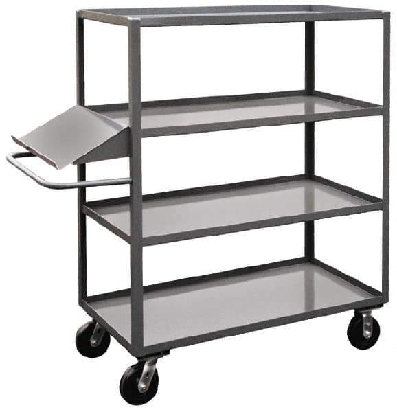 Jamco - 3,000 Lb Capacity, 24" Wide x 48" Long x 60" High Order Picking Cart - 4 Shelf, Steel - Eagle Tool & Supply