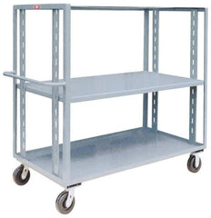 Jamco - 3,000 Lb Capacity, 30" Wide x 60" Long x 57" High Multi-Level Cart - 2 Shelf, Steel - Eagle Tool & Supply