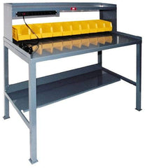 Jamco - 60 Wide x 30" Deep x 35" High, Steel Workbench - Comfort Edge, Fixed Legs - Eagle Tool & Supply